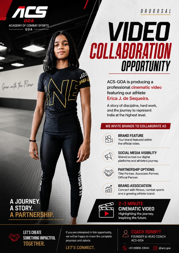 ACS Goa Video Collaboration Sponsorship Proposal - Erica J. de Sequeira